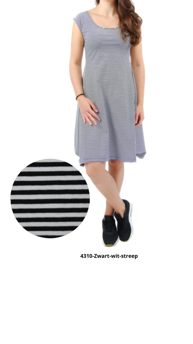 Boris – Mouwloze zomerjurk in diverse uni kleuren – nr. 4310 - Afbeelding 6