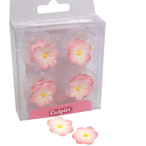 Culpitt Suikerdecoratie Daisy Pink pk/12 - Afbeelding 2