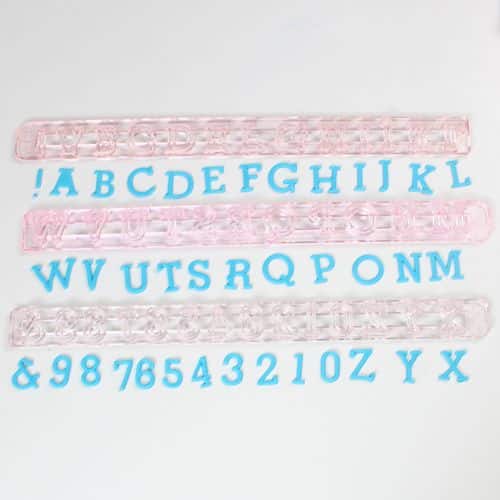 FMM Alphabet & Numbers tappits Upper Case