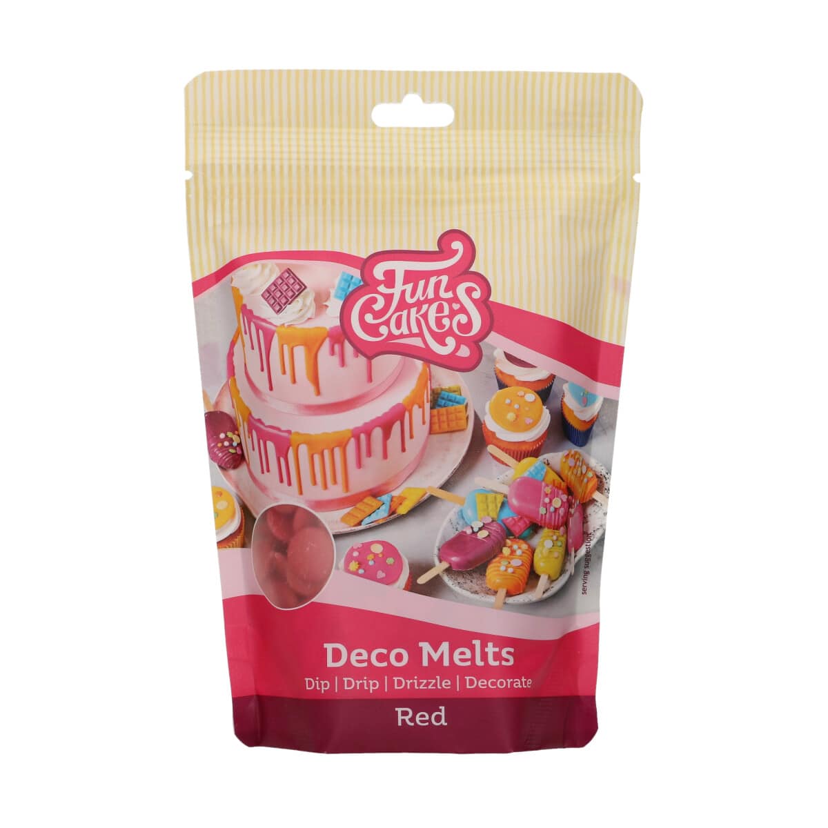 FunCakes Deco Melts -Rood- 250g - Afbeelding 2