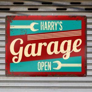 Metalen bord – Garage – 40x30cm