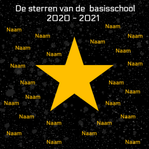 Vier stoeptegels Groep 8 STER
