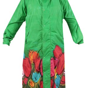HeArt – Sunart lang Regenjas  – Multi tulpen-tussenjas bloem