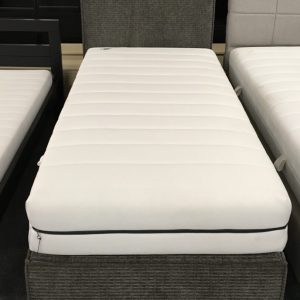 Boxspringcombinatie 90x200cm Grijsbruin