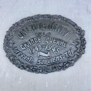 Plaque wo 2 w