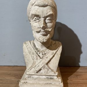 Oude buste van een man w