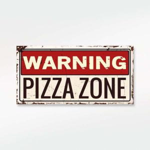 Tin Sign Pizza – 40x20cm