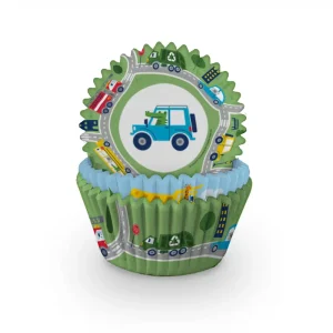 Anniversary House Baking Cups Transport pk/60