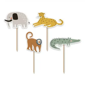 Anniversary House Safari Cupcake Toppers Set/12