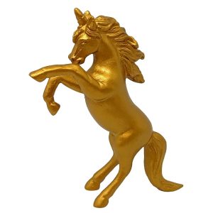 Unicorn Cake Topper Goud