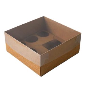 Bento Cake Box 23x23x10cm – Kraft
