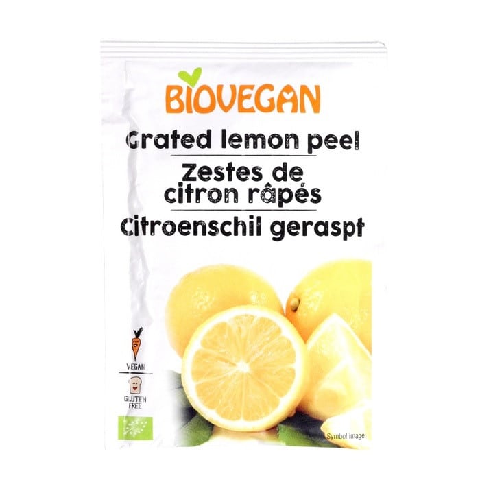 BioVegan Citroenschillen Geraspt Biologisch 9g