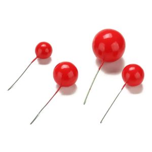 Bubbles Toppers Rood Set/4