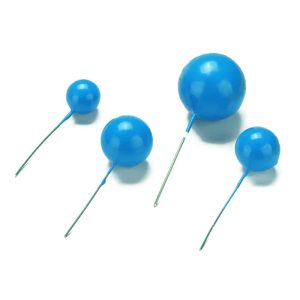 Bubbles Toppers Royal Blauw Set/4