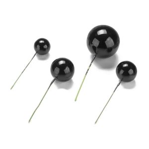 Bubbles Toppers Zwart Set/4