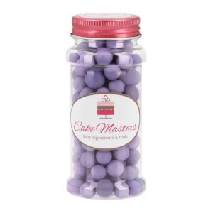 Cake-Masters Zachte Suikerparels Purple 10mm 80g