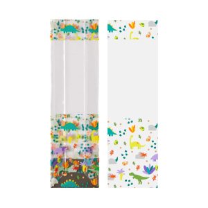 Decora Blokbodem Zakjes Mr. Dino 8 x 5 x 28cm Set/10