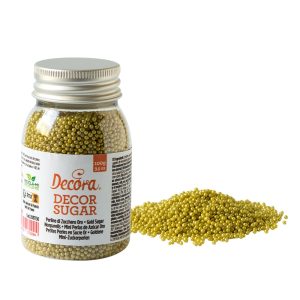 Decora Suikerparels Goud 2mm 100g