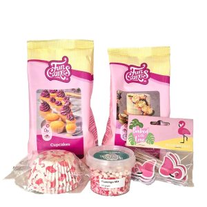 Flamingo Cupcake Pakket