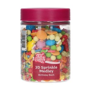 FunCakes 3D Sprinkle Medley – Birthday Bash 70g