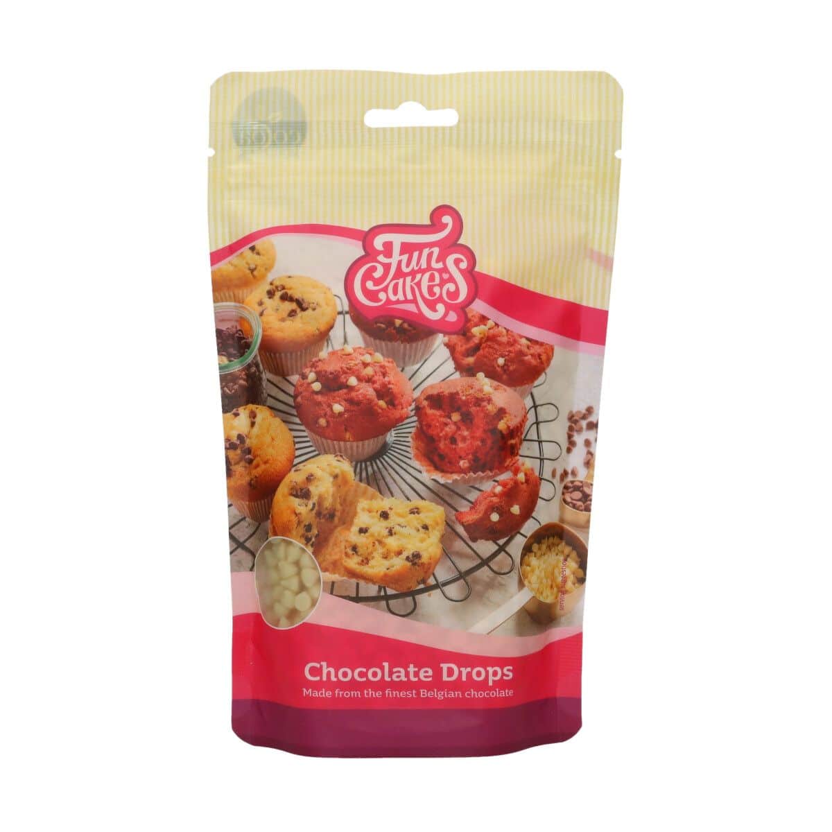 FunCakes Chocolade Drops Wit 350 g - Afbeelding 2