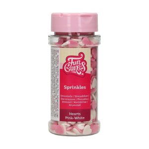 FunCakes Hartjes Roze-Wit 60 g