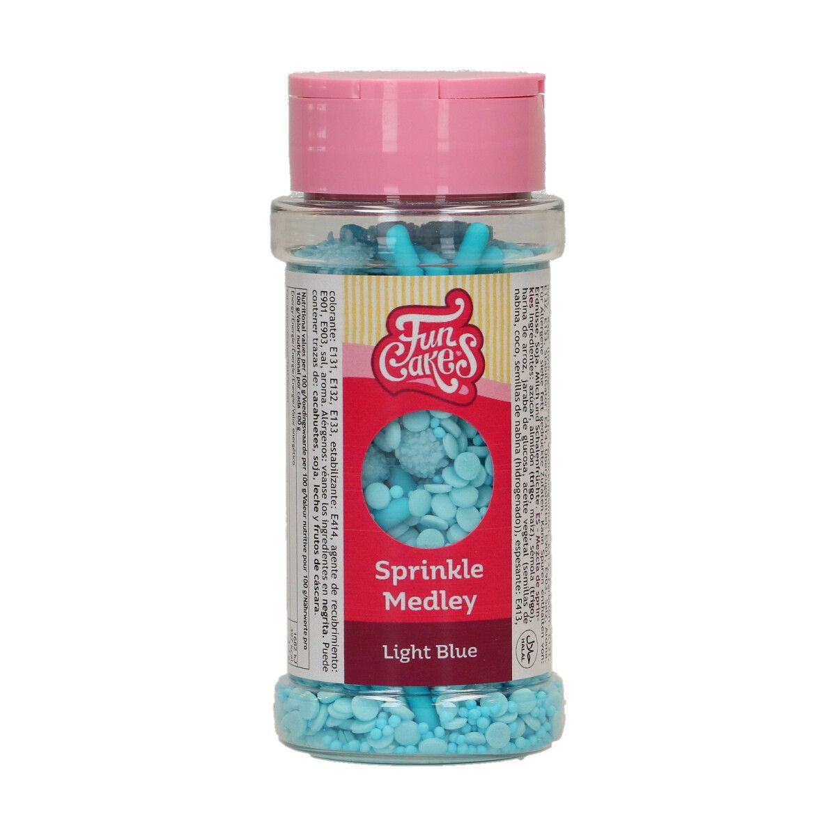 FunCakes Sprinkle Medley Lichtblauw 70g - Afbeelding 2