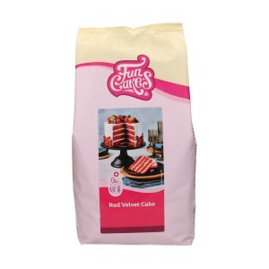 FunCakes Mix voor Red Velvet Cake 4kg