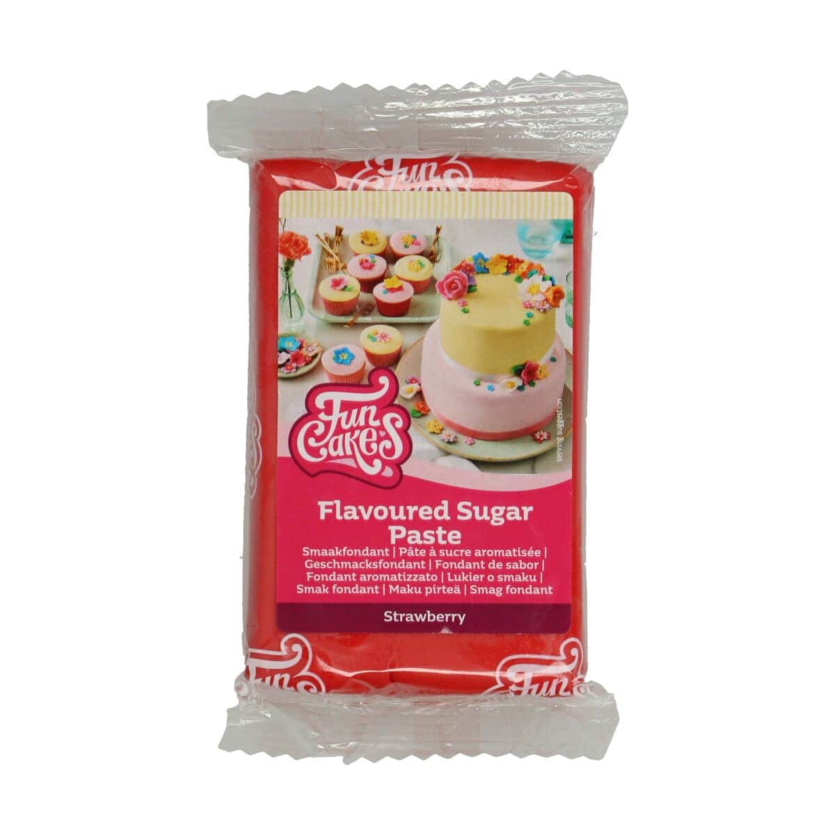 FunCakes Smaakfondant Aardbei 250g - Afbeelding 2
