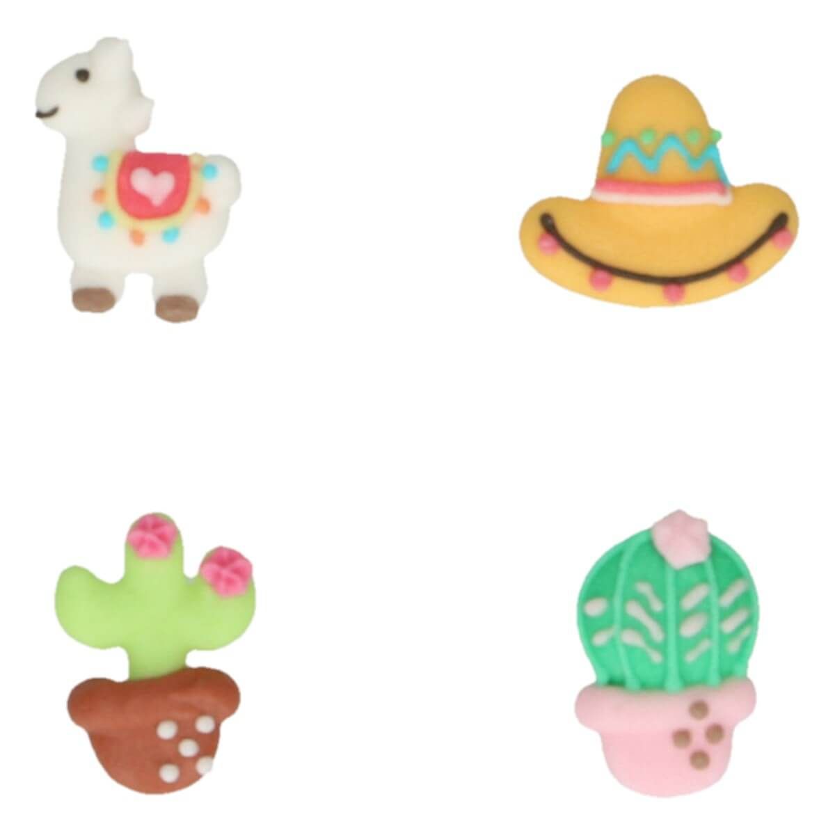 FunCakes Suikerdecoratie Alpaca Set/8 - Afbeelding 3