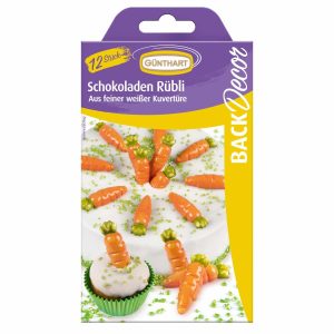 Günthart Chocoladedecoratie Wortels 12st.
