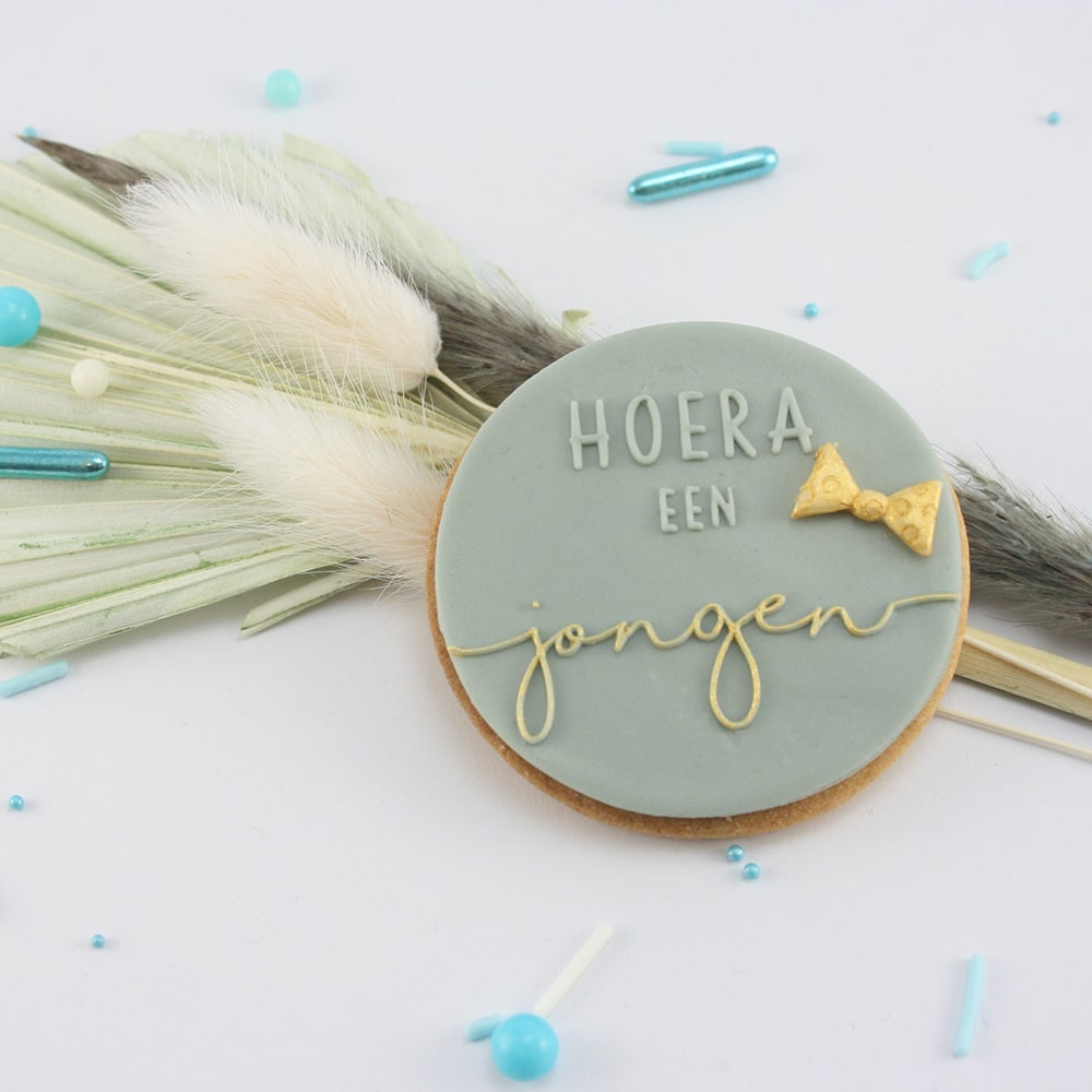 Impressed Stempel Hoera een jongen - Afbeelding 2