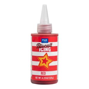 PME Biscuit Icing Rood 120g