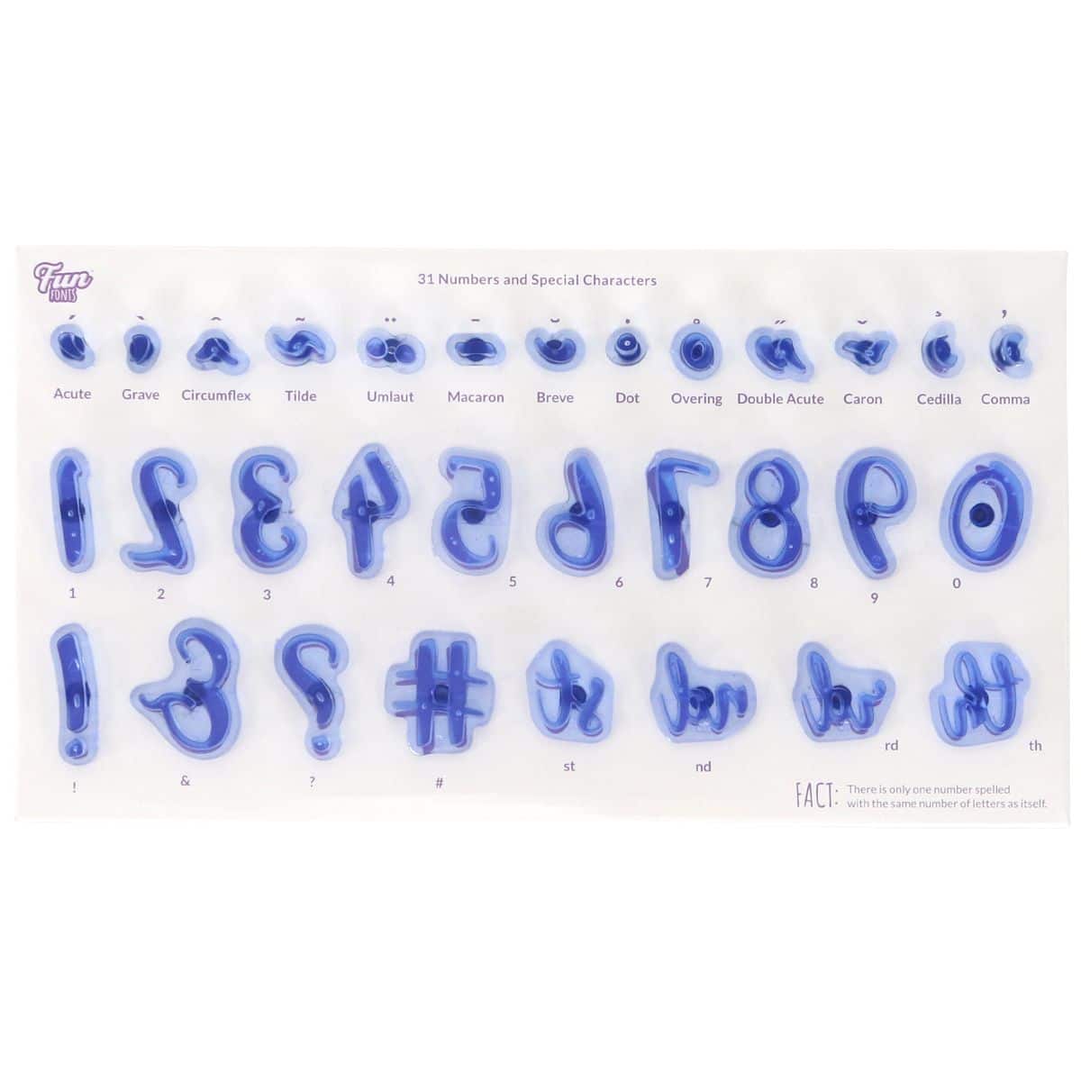 PME Fun Fonts Numerals & Specials – Collection 1 - Afbeelding 3