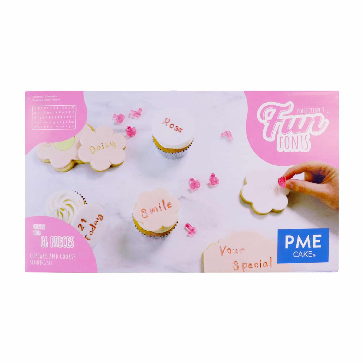 PME Fun Fonts Cupcakes & Cookies – Collection 3