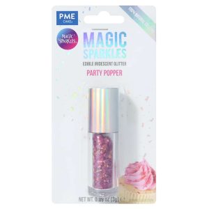 Magic Sparkles, Edible Iridescent Glitter – Party Popper (3g)