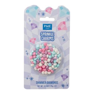 PME Sprinkle Charms – Shimmer Diamonds (25g )
