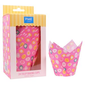 PME Tulp Muffin Cups – Paas Eieren Pk/24