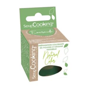 Scrapcooking Natuurlijke kleurpoeder Smaragd (Groen) 10gr