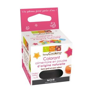 Scrapcooking Natuurlijke kleurpoeder Zwart 3gr