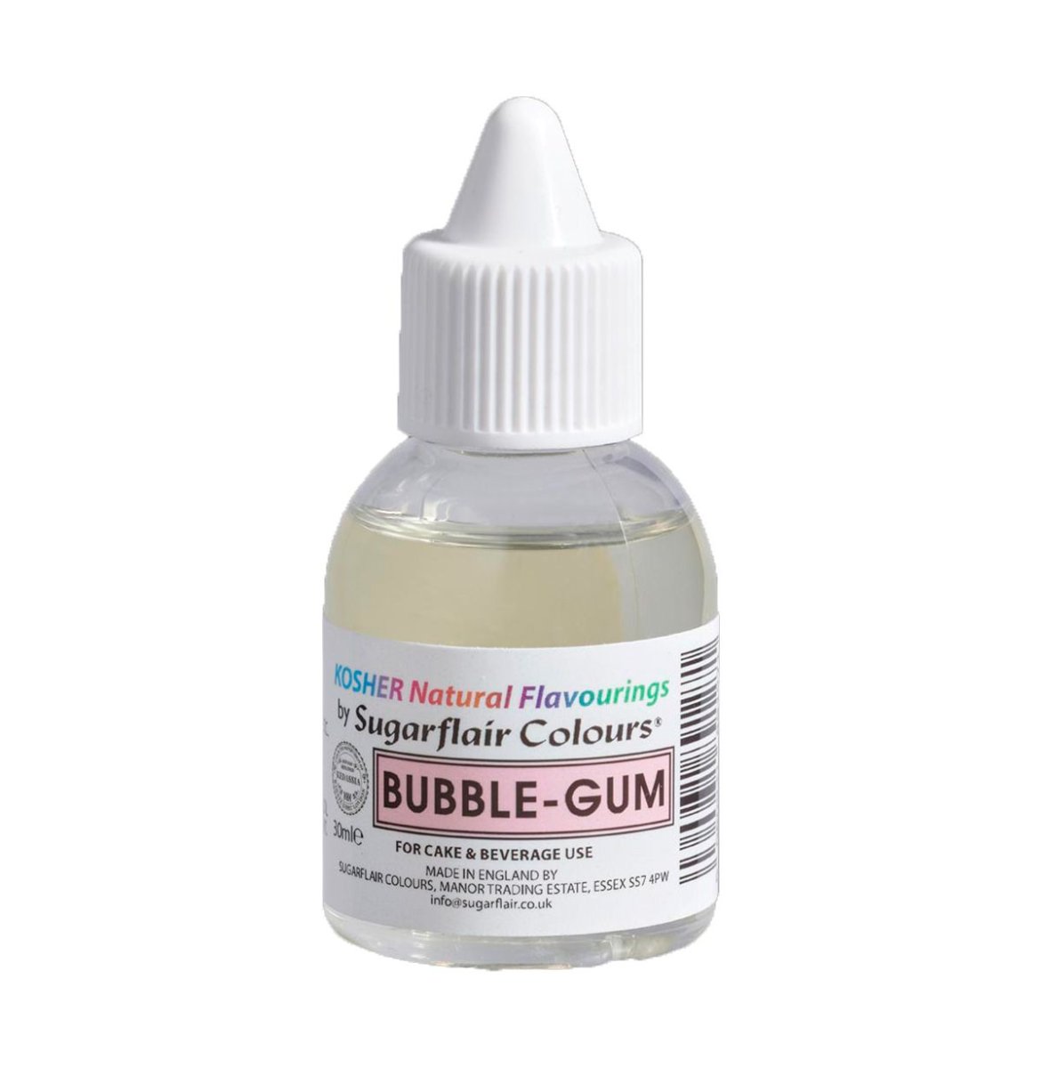 Sugarflair 100% Natural Flavour Bubblegum 30ml - Afbeelding 2