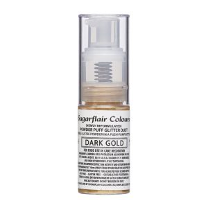 Sugarflair Pump Spray Glitter Dust -Dark Gold-