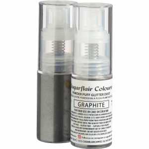 Sugarflair Pump Spray Glitter Dust – Graphite