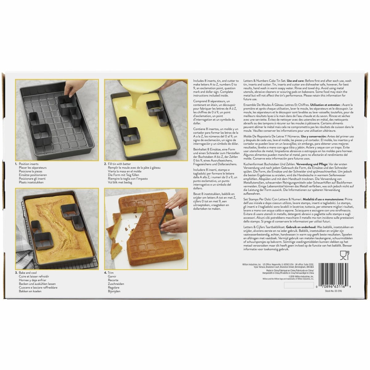 Wilton Cake Pan Countless Celebrations - Afbeelding 3