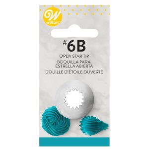Wilton Decorating Tip #6B Open Star
